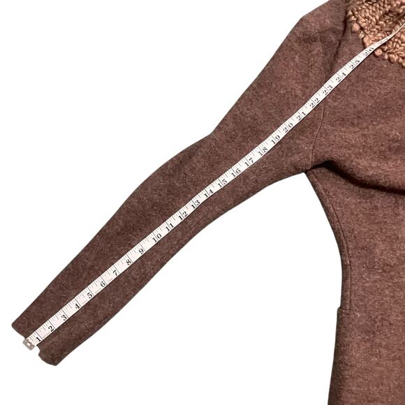 Anthro Gro Abrahamsson Arslan Asymmetric Wool Sweater Jacket-M - Picture 13 of 14